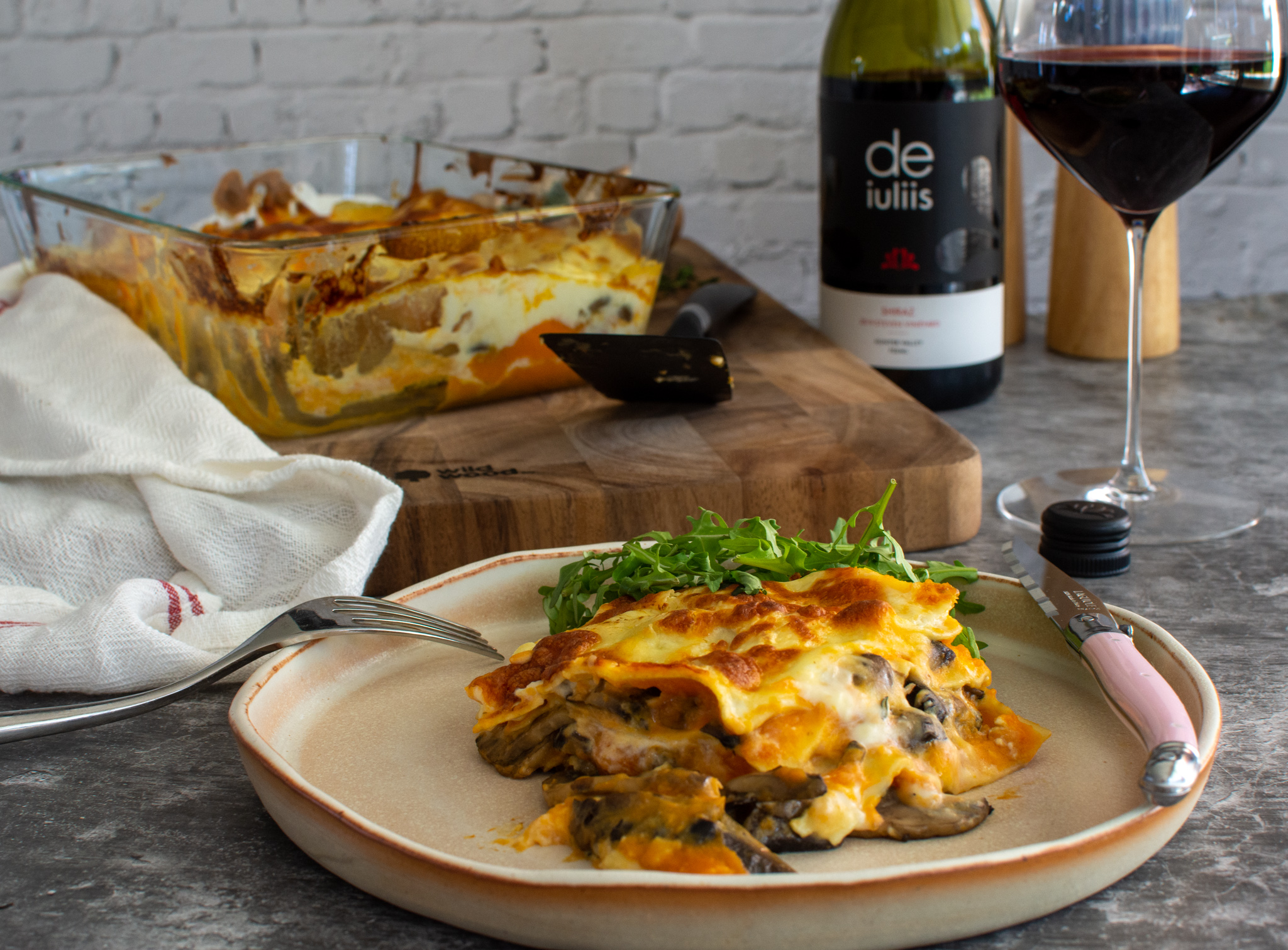 Celebrate International Shiraz Day with this Vegetarian Lasagne matched with our 2019 Steven Vineyard Shiraz