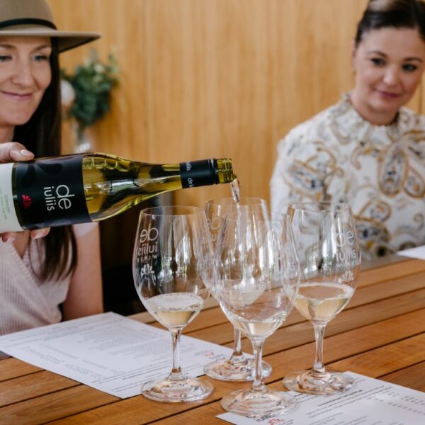 Wine tasting in the Hunter Valley being enjoyed by wine loving guests